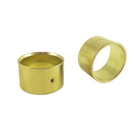 Robert Sorby HF32B Set of 2 Each 32 mm / 1-1/4 Inch Solid Brass Ferrules for Custom Lathe Tool or Chisel Handles