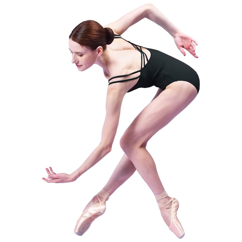 s.lemon Women's Backless Camisole Spaghetti Jerseys for Dance Ballet Gymnastics,