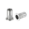sourcing map 50Pcs Rivet Nuts Flat Head, #8-32 304 Stainless