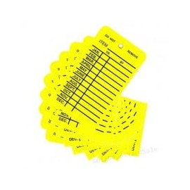 (Lot of 50) - Inspection Tags - Fire Extinguisher, Fire Hose, Anything You Would Like to Inspect Once a Month.