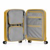 Traveler's Choice Pagosa Indestructible Hardshell Expandable Spinner Luggage, Yellow, 22-Inch