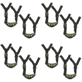 Operitacx 4 Sätze Helm Kinnriemen Sicherheitskinnriemen Schutzhelm-kinnriemen Hutband Hart Helmzubehör Für Männer Universeller Festhutkinngurt Plastik Olive Green 2 Stück * 4
