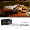Large Clear Acrylic Book Stand - Perfect for Displaying Open