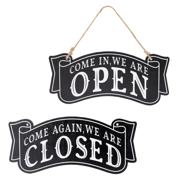 SUPERDANT Open Closed Signs For Business Restaurant Open Signs Business