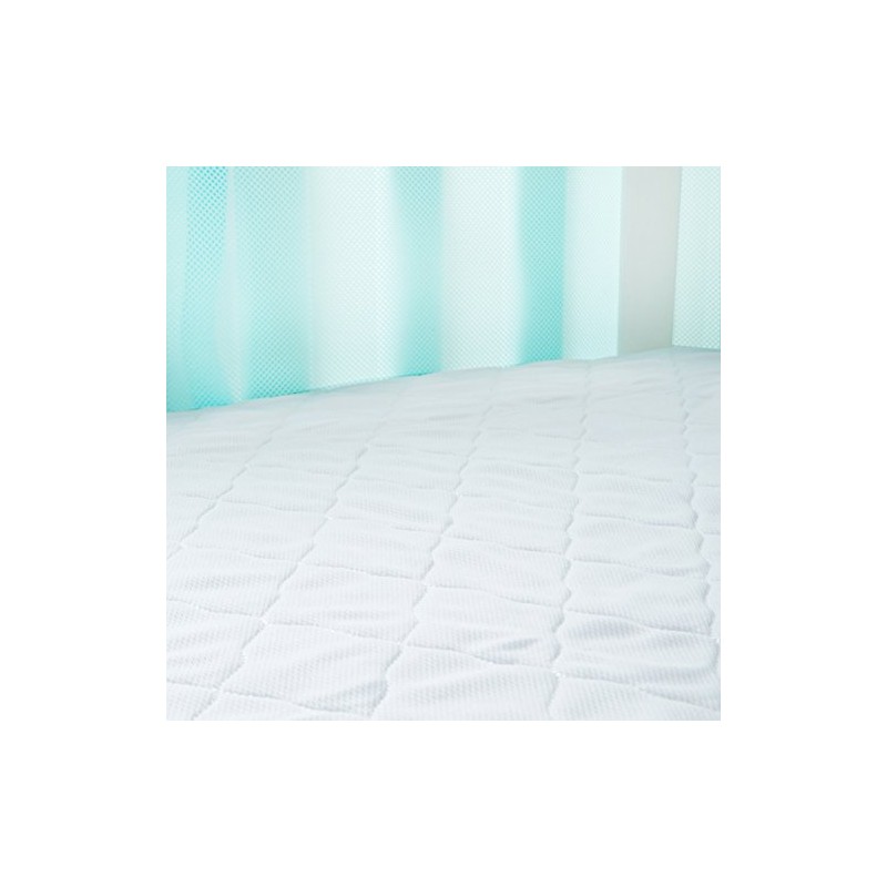 BreathableBaby 3 in 1 Fitted Breathable Mattress Protector, Cot Bed,