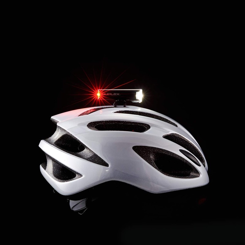 CATEYE Luz Delantera Sl-Ld400 Duplex para Casco, Color Negro