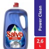 Salvo power clean lavatrastes líquido en botella 2600 ml
