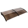 Window Awning Door Canopy,35" x 77" Polycarbonate Cover Front Door