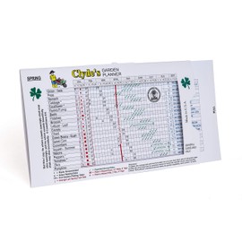 CDM Planning Clyde's Garden Planner - Vegetable Planting Slide Chart, 2023, 5" x 8.5", Green Cardstock