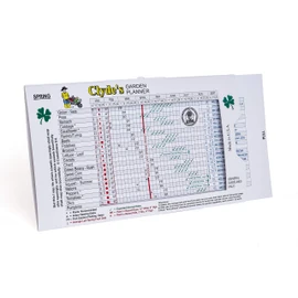 CDM Planning Clyde's Garden Planner - Vegetable Planting Slide Chart, 2023, 5" x 8.5", Green Cardstock
