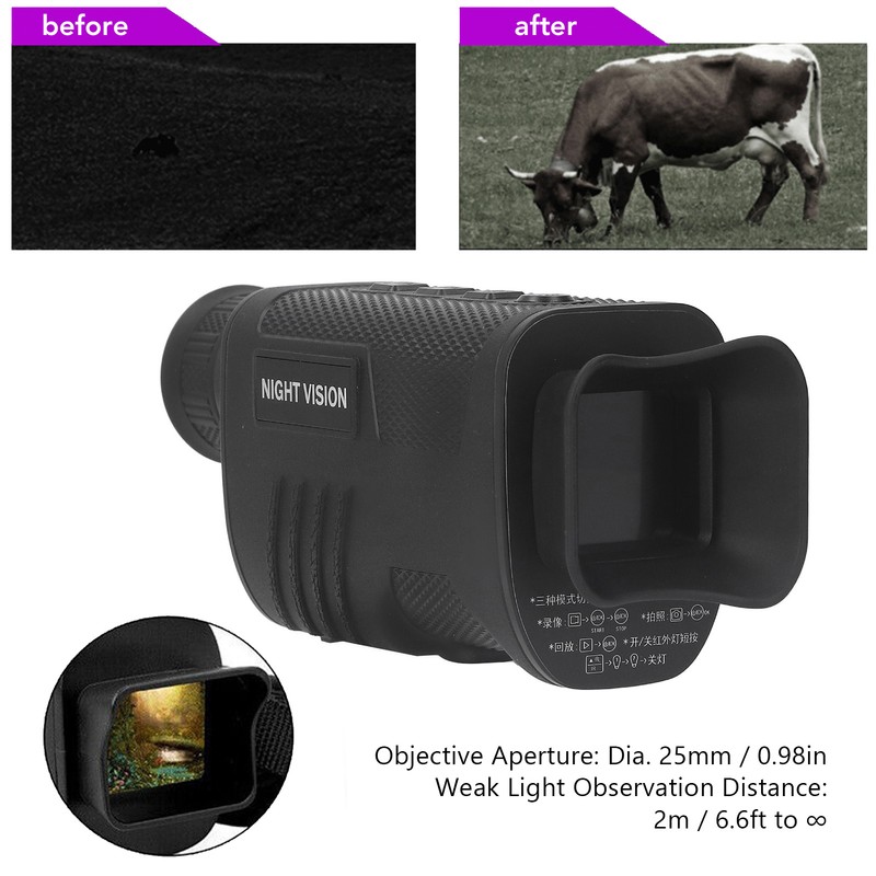 Night Vision Device Photograph Video Record Infrared Night Vision Monocular