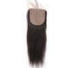 Sent Hair Silk Base Lace Closure 4x4 Straight Brazilian Virgin