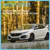 CABOHON Front Bumper Upper Grille For 2016-2018 Honda Civic Glossy