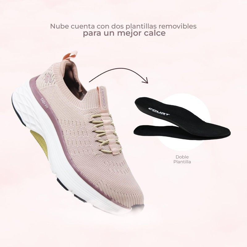 COURT Nube | 1106J/M 24 Tenis para Mujer Ultra Confort,