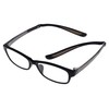 首掛け老眼鏡 lente(レンテ)リーディンググラス 折りたたみ式 ブラックBK +3.00 LT-5213-1_+3.0