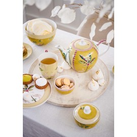 PiP Studio La Majorelle 51013026 Tea Bag Holder Yellow 9 cm (Pack of 1)