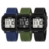 뉴 스퀘어 전자 남자 여성 디지털 학생 손목 시계 (WFJBIWO) New Square Electronic Men's Women's Digital Student Wrist Watch (WFJBIWO)