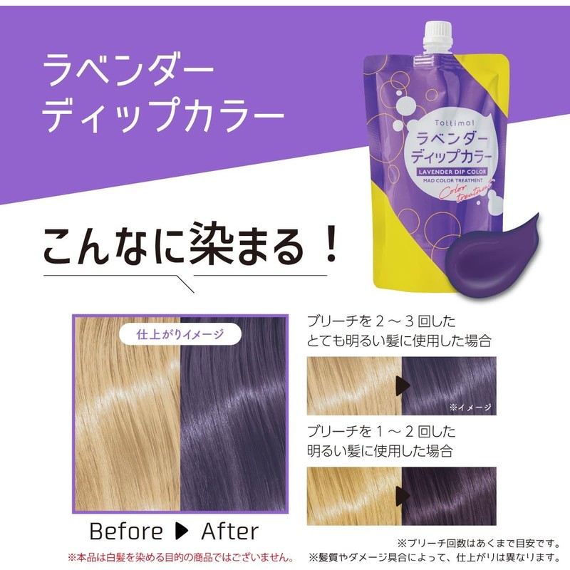 Tottimo! Dip Color Lavender Color Treatment 500g Color Butter