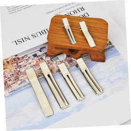 FOMIYES 60pcs Thick Double Prong Hair Clips Simple DIY Hairdressing Accessories for Home and Salon Use for Sectioning and Styling Suitable for Hair Types