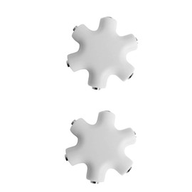 OSALADI 2pcs Audio Splitter Adapter Headphone Splitter for Outputs Compact Design for Sharing Music Compatible Device