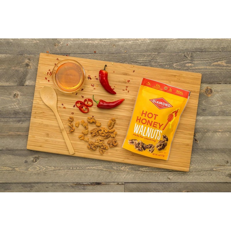 Diamond of California Hot Honey Walnuts, 4 oz, 1 Pack