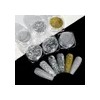 Efecto Glitter 6 Piezas Para Decorar Uñas