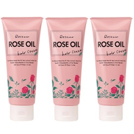 Rosenoa Rose Oil Hair Cream 5.3 oz (150 g), Set of 3