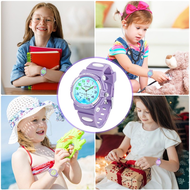 Juboos Kids Watch Analog for Boys Girls Teens Waterproof Sport