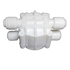 Malida - Válvula de apagado automático de tubo de 1/4 pulgadas para conexión rápida para filtros de purificador de agua de ósmosis inversa (apagado automático)