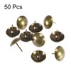 sourcing map Upholstery Nails Tacks 25mm Dia 25mm Height Retro