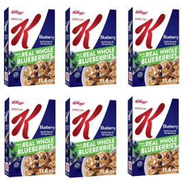 Generic Kelloggs.Specialk.Breakfast Cereal - 11 Vitamins and Minerals - Made with Real Blueberries - Blueberry, 11.6 Oz Box - Pack of 6