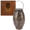 Hanging Solar Lantern Hollowed Out Chrysanthemum Shadow Lantern Retro Garden