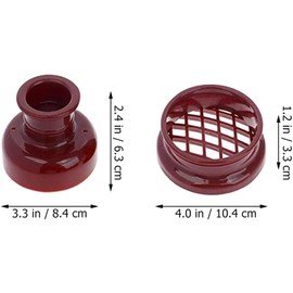 GANAZONO Molde para Donas y Bollos de Piña, Kit de 4 Piezas en Plástico Resistente, para Hornear Pasteles y Postres, Apto para Repostería Doméstica y Profesional