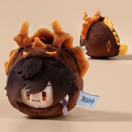 GENSHIN IMPACT Teyvat Zoo Themed Plushie Keychain - Zhongli