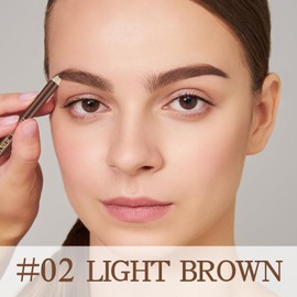 Apooliy 10pcs Eyebrow Pencil Set，Long Wear Brow Pencil with Sharpener,Waterproof Eyebrow Pen,Easy Application for Brows & Eyes