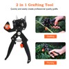 Fimghsoo Grafting Tool Kit Garden Ratchet Scissors Set Grafting Cutting