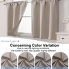 Chyhomenyc Stone Short Blackout Curtains 36 Inch Length, Small Kitchen