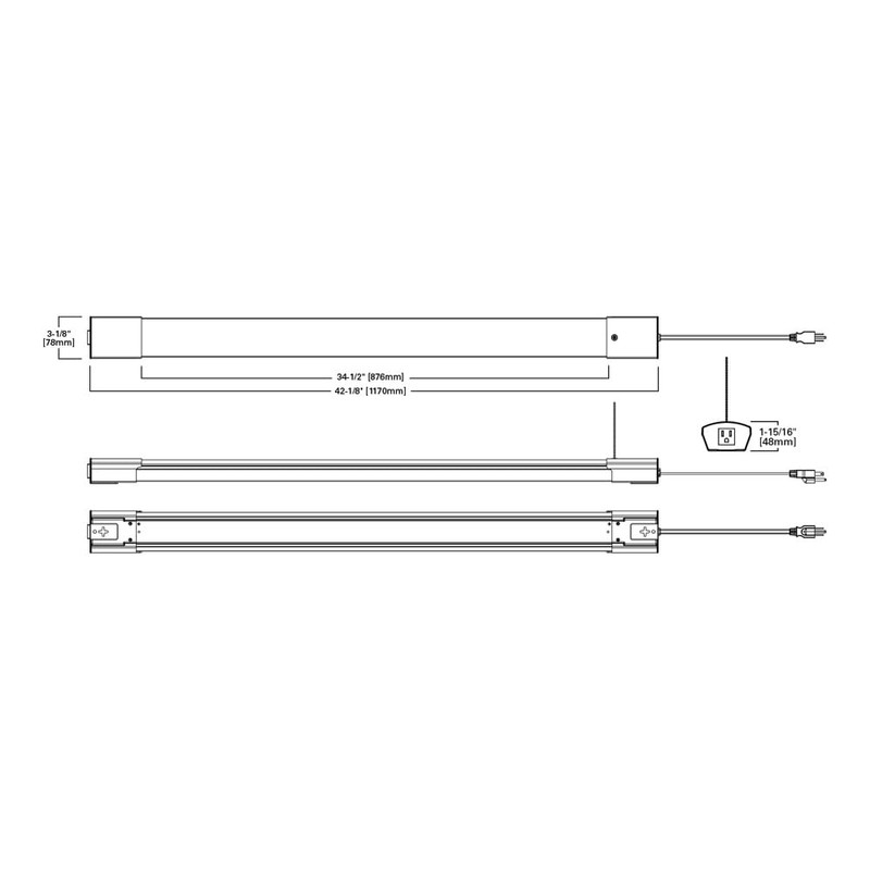 Metalux SHP 4 ft. 96-Watt Equivalent, Integrated LED, White Shop