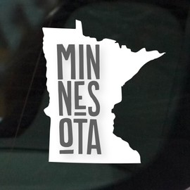 Nudge Printing United States of America Car Decals (Minnesota)