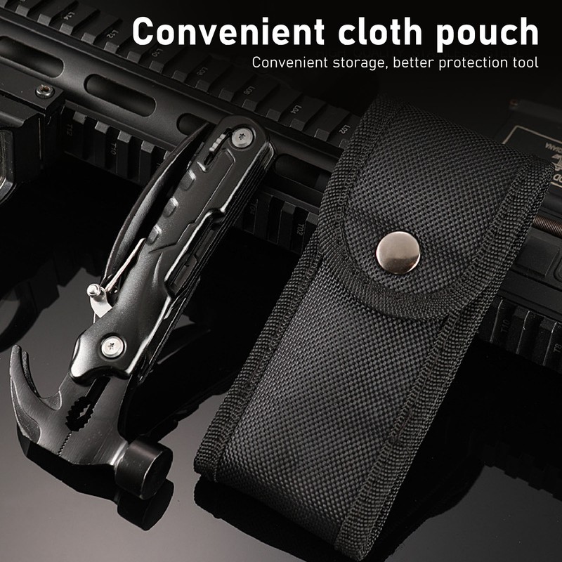 Multifunctional Hammer Portable High Carbon Steel Multitool Hammer for Car