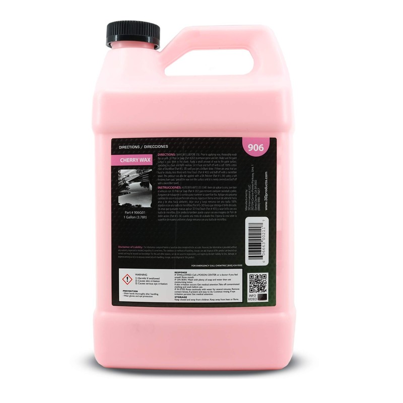 3D Cherry Wax - Deep Gloss, Wet Look Carnauba Car