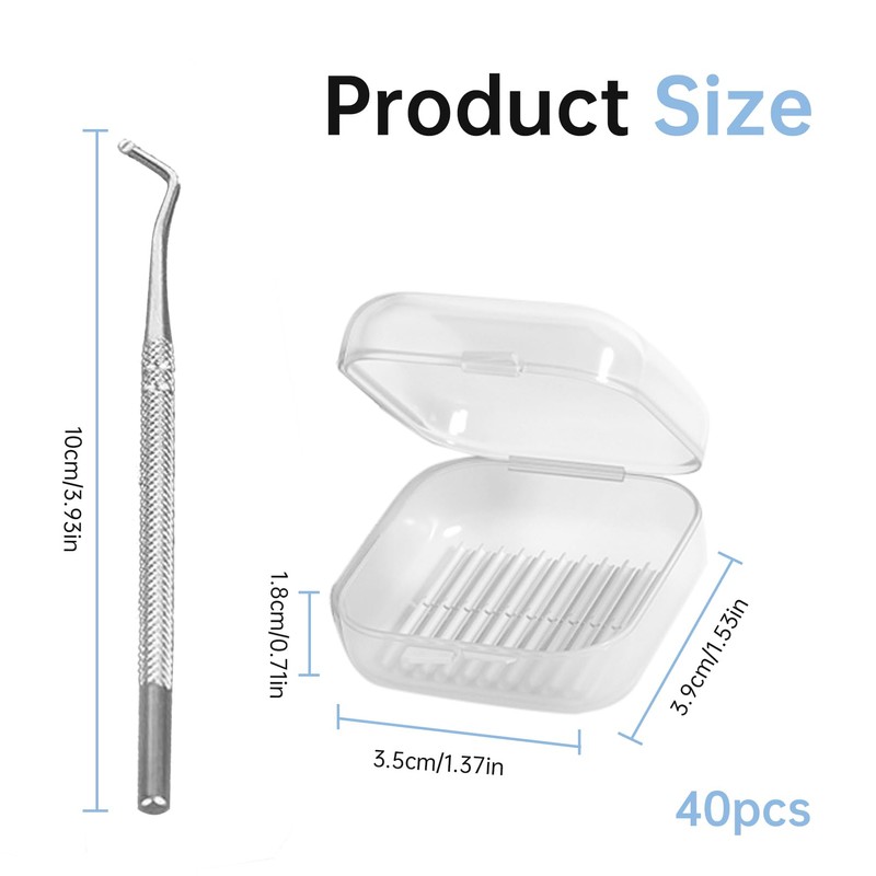 Toenail Correction, Ingrown Toenail Correction Set, 40 Pieces Painless Toenail