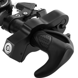 Candado para Moto, OUDAR Candado Universal para Manillar de Motocicleta, Candado Moto para Bicicleta, Motocicleta, Scooter y ATV, Candado para Motocicleta con llave. (Negro)