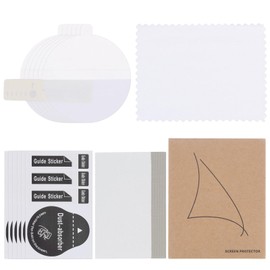 HARFINGTON 6pcs Watch Glass Screen Protectors 42mm HD High Definition Anti-Scratch Waterproof Ultra-Thin TPU Universal Smartwatch Screen Protective Film with Cloth Sticker Scraping Card