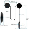 Motorcycle Helmet Bluetooth Headset Speakers with Good Sound,Loud,50 Hours Use,Large