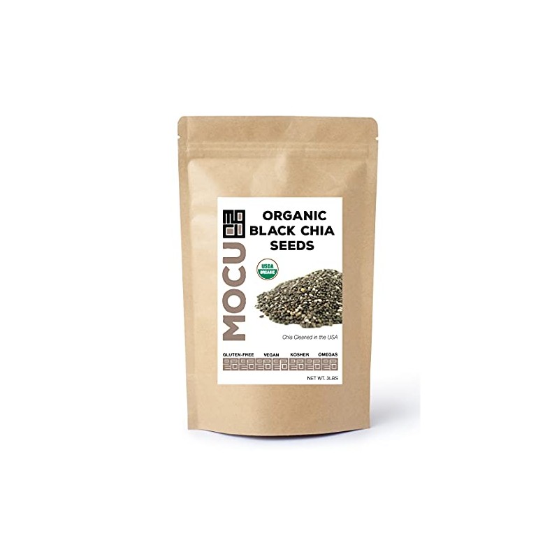 Certified Organic Chia Seeds | Triple Cleaned In USA |