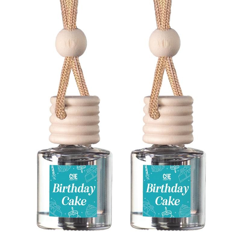 Scented Car Freshener 2 Pack - Long-lasting Fragrance:_Vanilla Pumpkin