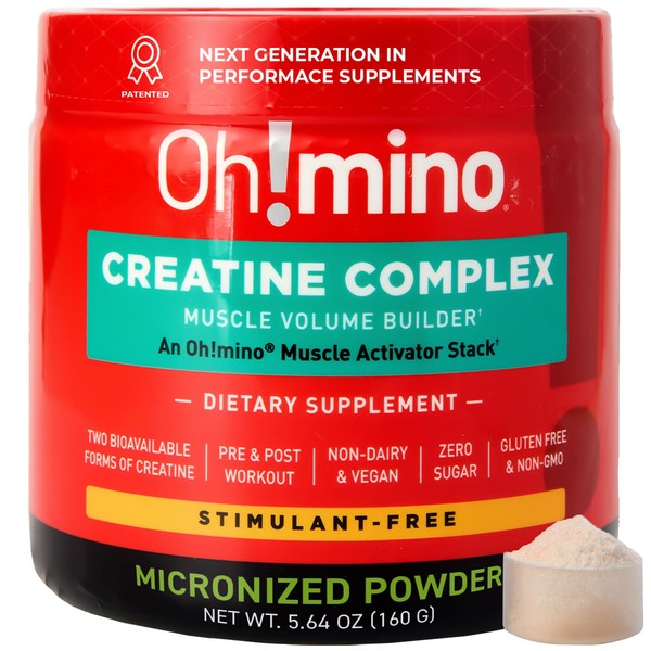 Oh!mino Oh!mino Creatine Powder for Muscle Growth - Pre &