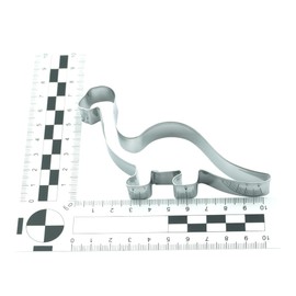 BekkiB - Set of 3 Dinosaur Cookie Cutters - Stainless Steel Cookie Cutters, Dishwasher Safe - 2443