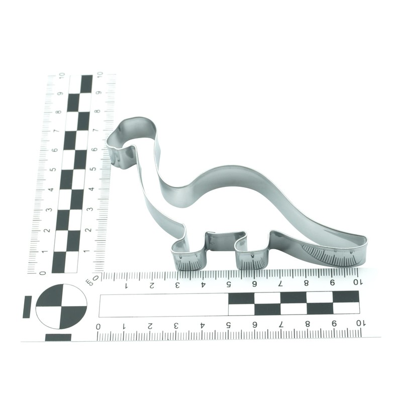 BekkiB - Set of 3 Dinosaur Cookie Cutters - Stainless